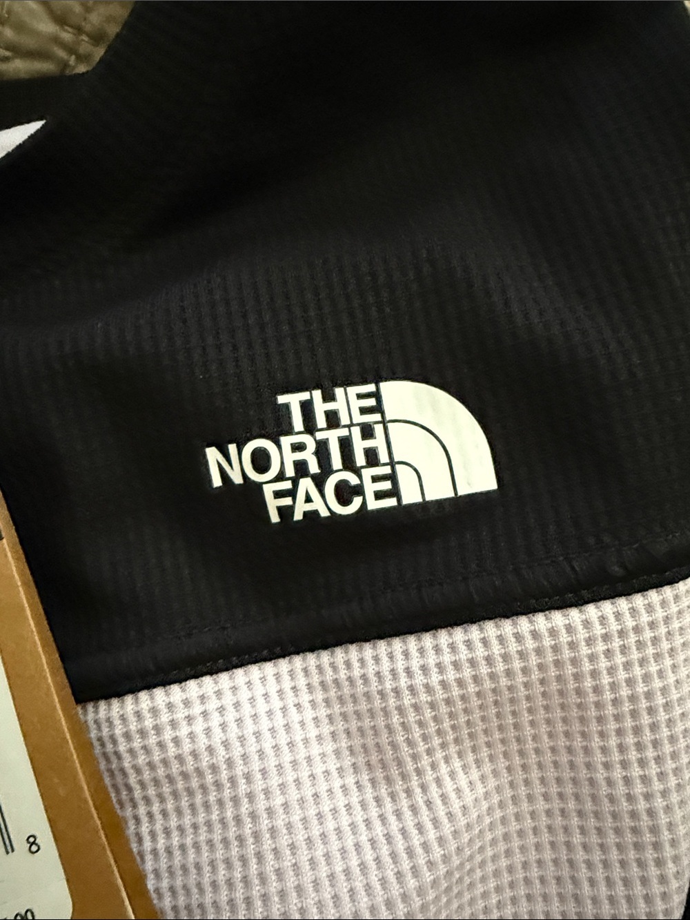 North Face teen Black & Light Purple Two-Tone Thermal Leggings Set - 14/16 XL - Picture 4 of 5